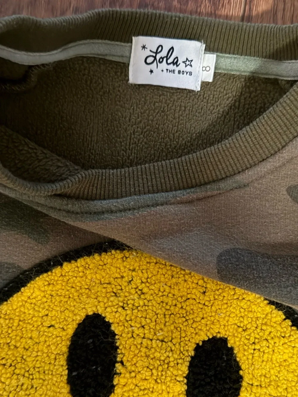 Lola + the Boys Boys Camo Smiley Set